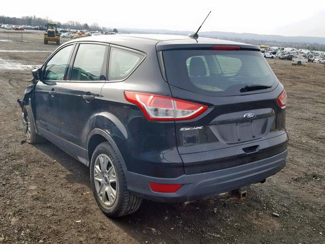 1FMCU0F77DUC62789 - 2013 FORD ESCAPE S BLACK photo 3