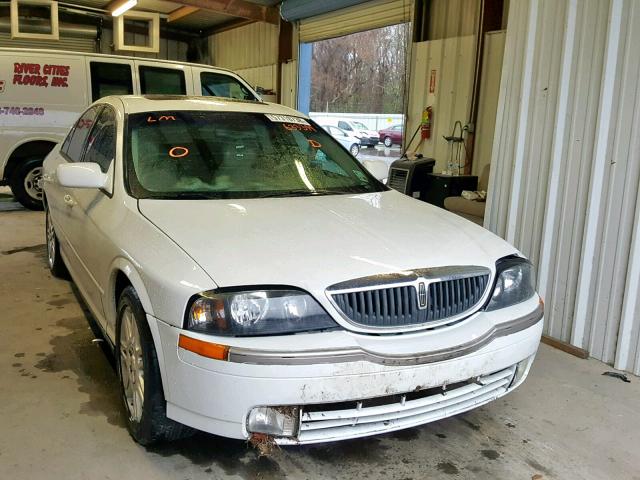 1LNHM87A85Y633399 - 2005 LINCOLN LS WHITE photo 1