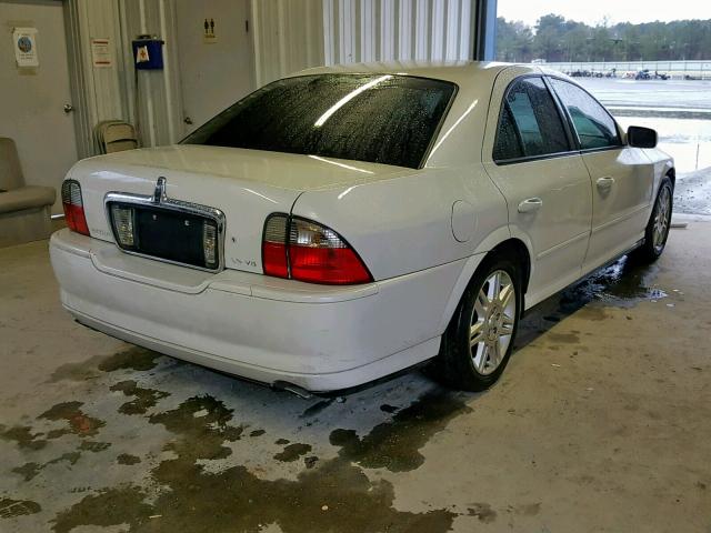 1LNHM87A85Y633399 - 2005 LINCOLN LS WHITE photo 4