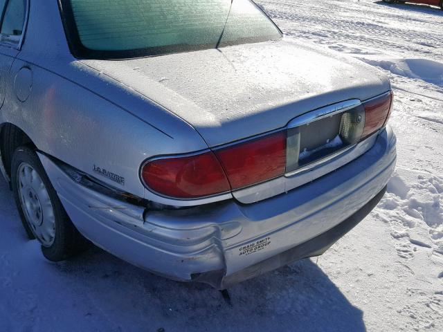 1G4HR54K11U119070 - 2001 BUICK LESABRE LI SILVER photo 9