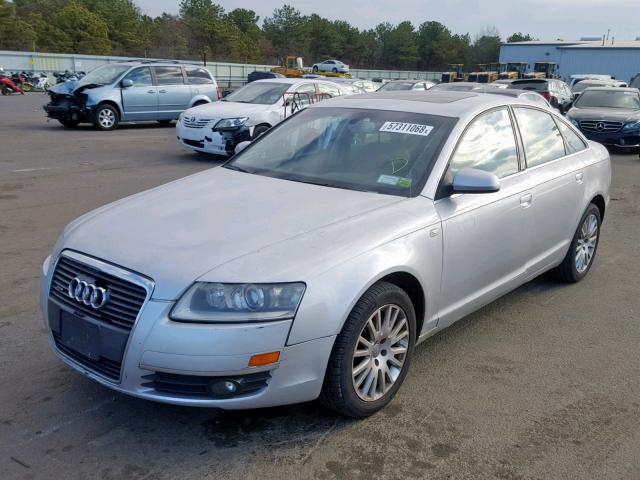 WAUDH74F86N101944 - 2006 AUDI A6 3.2 QUA SILVER photo 2