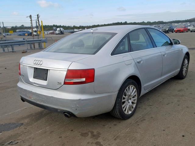 WAUDH74F86N101944 - 2006 AUDI A6 3.2 QUA SILVER photo 4