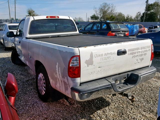 5TBJT32186S480578 - 2006 TOYOTA TUNDRA WHITE photo 3