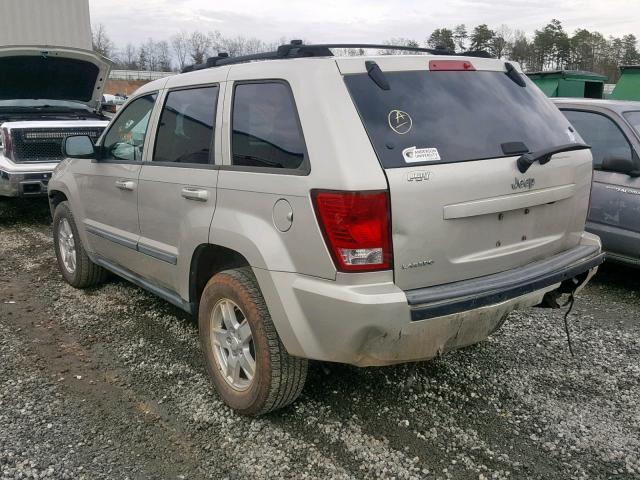 1J8GS48K27C564336 - 2007 JEEP GRAND CHER GRAY photo 3