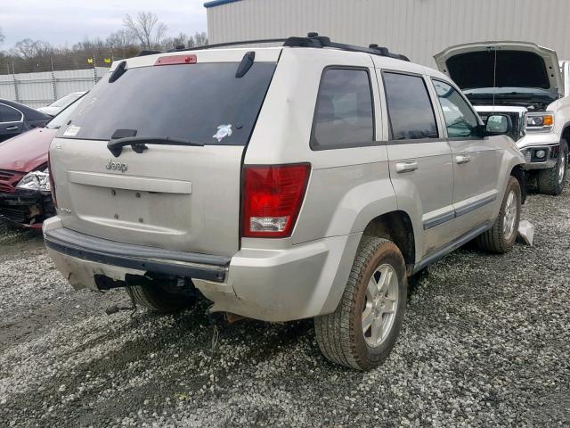 1J8GS48K27C564336 - 2007 JEEP GRAND CHER GRAY photo 4