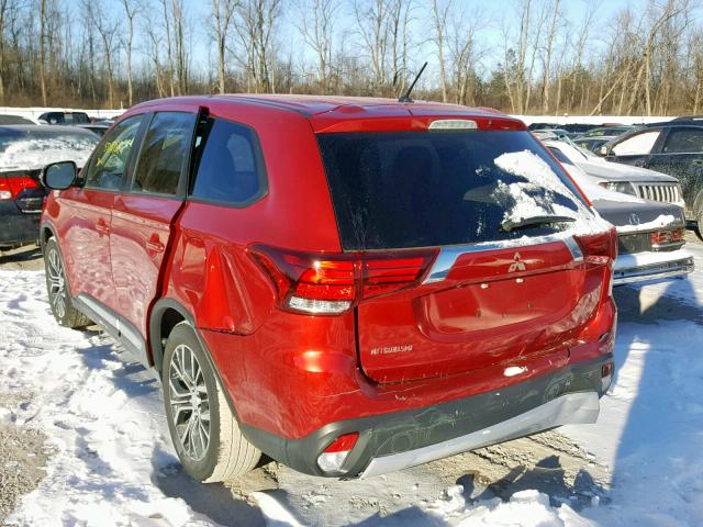 JA4AZ3A33GZ021297 - 2016 MITSUBISHI OUTLANDER RED photo 3