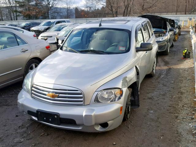 3GNCA13B89S641794 - 2009 CHEVROLET HHR LS GRAY photo 2