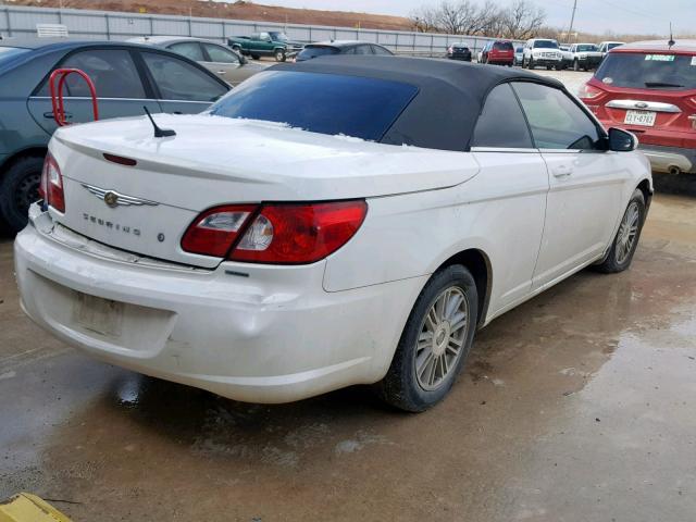 1C3LC55R48N573480 - 2008 CHRYSLER SEBRING TO WHITE photo 4