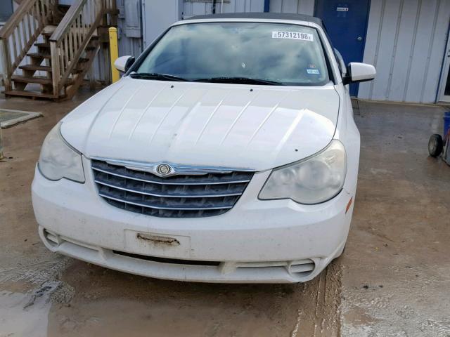 1C3LC55R48N573480 - 2008 CHRYSLER SEBRING TO WHITE photo 9