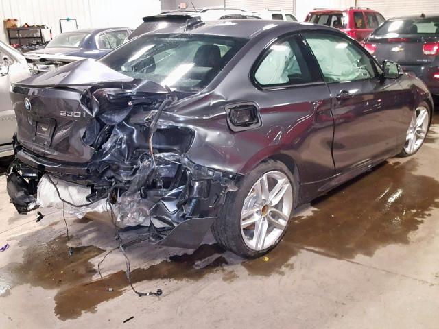 WBA2H9C37HV642335 - 2017 BMW 230XI GRAY photo 4