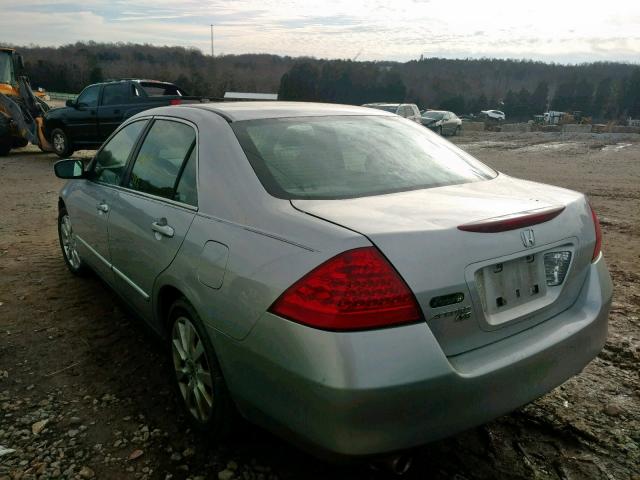 1HGCM66477A086248 - 2007 HONDA ACCORD SE SILVER photo 3