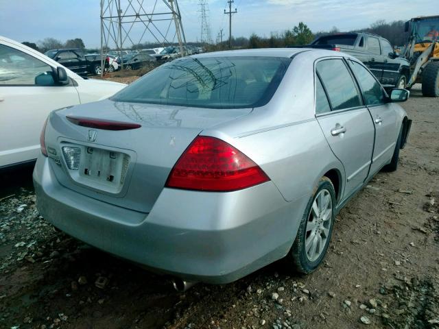 1HGCM66477A086248 - 2007 HONDA ACCORD SE SILVER photo 4