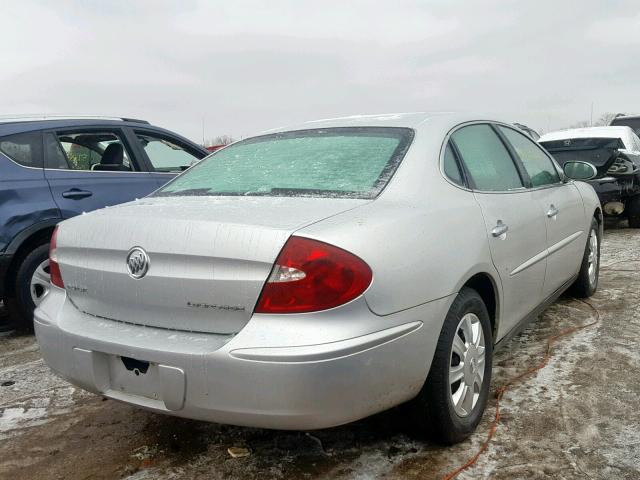 2G4WC532551298919 - 2005 BUICK LACROSSE C SILVER photo 4