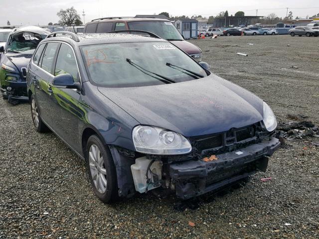 3VWTL81K49M277275 - 2009 VOLKSWAGEN JETTA TDI BLUE photo 1