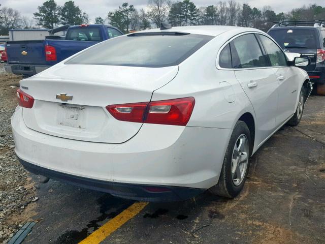 1G1ZB5ST5HF107102 - 2017 CHEVROLET MALIBU LS WHITE photo 4