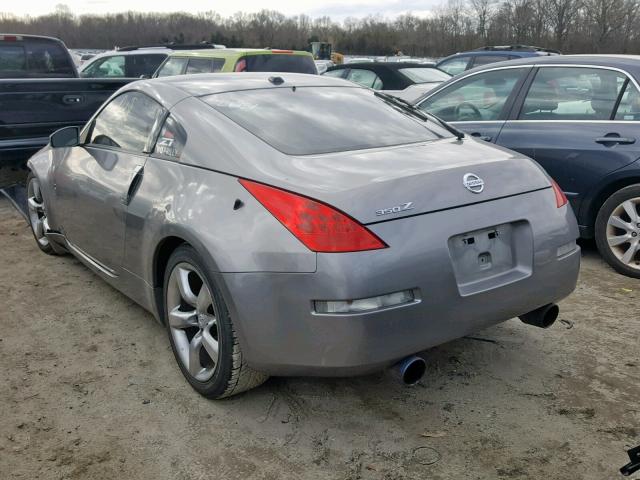 JN1BZ34E48M750904 - 2008 NISSAN 350Z COUPE GRAY photo 3