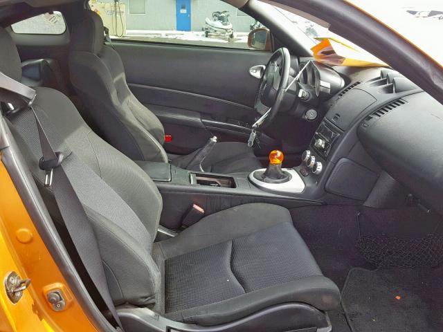 JN1AZ34D46M304946 - 2006 NISSAN 350Z COUPE ORANGE photo 5