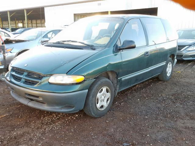 2B4FP2533XR136060 - 1999 DODGE CARAVAN GREEN photo 2