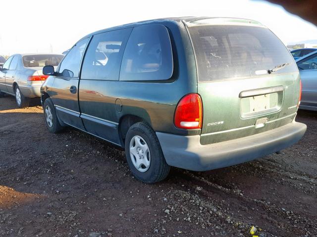 2B4FP2533XR136060 - 1999 DODGE CARAVAN GREEN photo 3