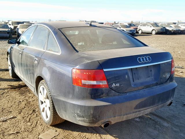 WAUDG74F55N085509 - 2005 AUDI A6 3.2 QUA BLUE photo 3