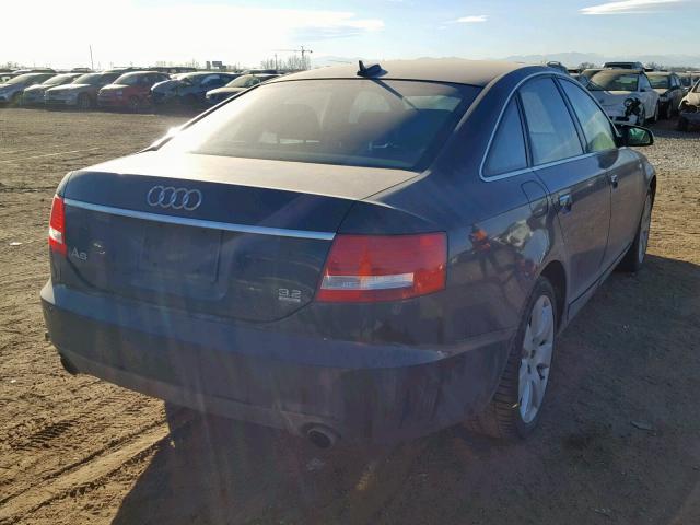 WAUDG74F55N085509 - 2005 AUDI A6 3.2 QUA BLUE photo 4