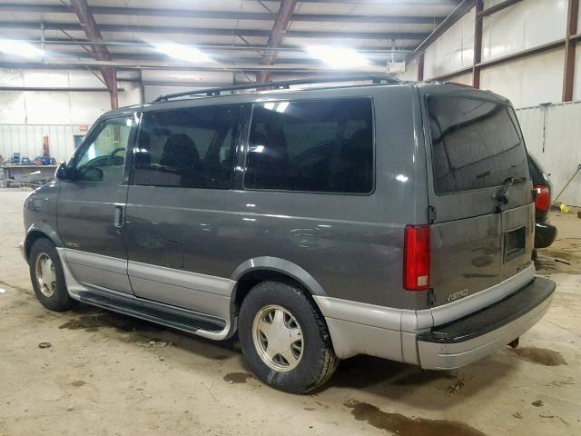 1GNDM19W3YB155491 - 2000 CHEVROLET ASTRO GRAY photo 3