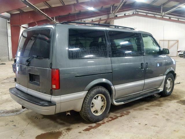 1GNDM19W3YB155491 - 2000 CHEVROLET ASTRO GRAY photo 4