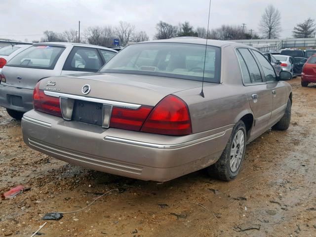 2MEFM74W05X651464 - 2005 MERCURY GRAND MARQ TAN photo 4