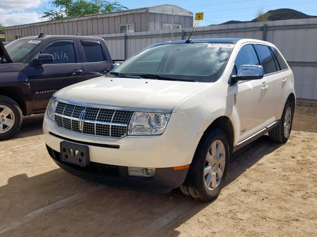 2LMDU68C38BJ29965 - 2008 LINCOLN MKX CREAM photo 2