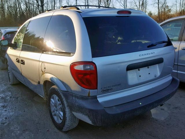 1D4GP25R56B737000 - 2006 DODGE CARAVAN SE GRAY photo 3