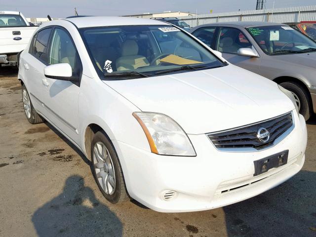 3N1AB6AP9CL607005 - 2012 NISSAN SENTRA 2.0 WHITE photo 1