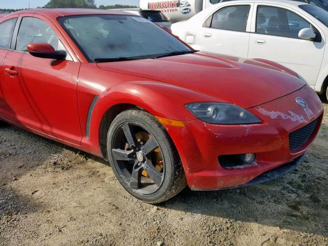 JM1FE17N540110874 - 2004 MAZDA RX8 RED photo 1