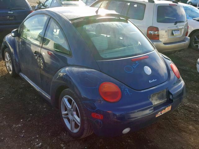3VWCD31CX5M415209 - 2005 VOLKSWAGEN NEW BEETLE 蓝色 照片 3