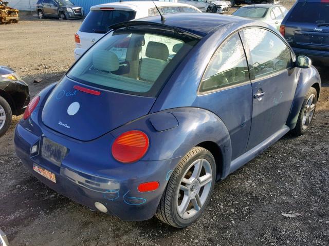 3VWCD31CX5M415209 - 2005 VOLKSWAGEN NEW BEETLE 蓝色 照片 4