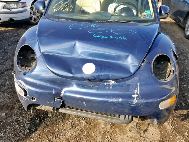 3VWCD31CX5M415209 - 2005 VOLKSWAGEN NEW BEETLE 蓝色 照片 9