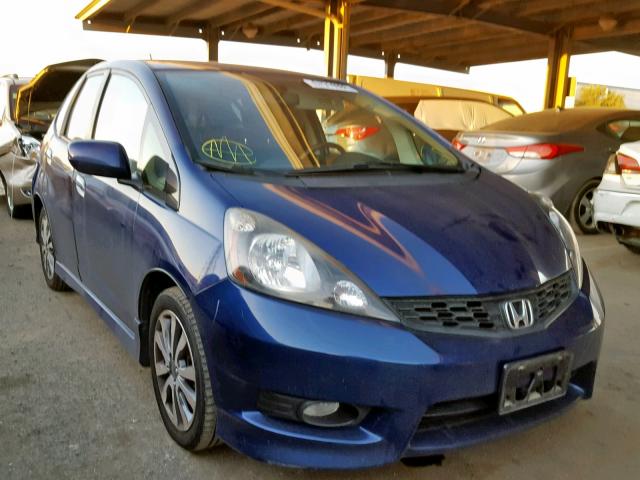 JHMGE8H58CC032985 - 2012 HONDA FIT SPORT BLUE photo 1