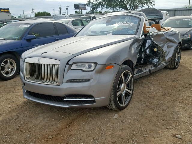 SCA666D55HU102956 - 2017 ROLLS-ROYCE DAWN CHARCOAL photo 2