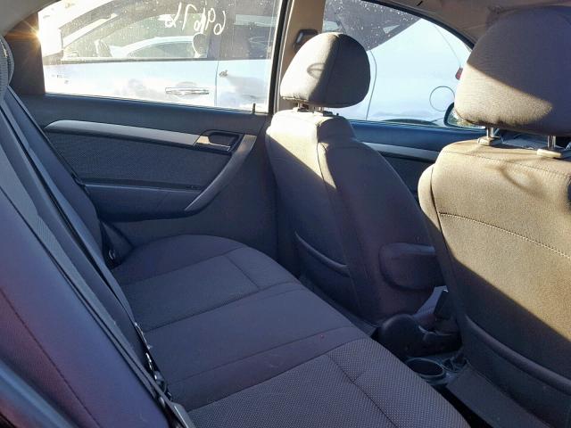 KL1TD56657B144241 - 2007 CHEVROLET AVEO BASE Графитовый фото 6