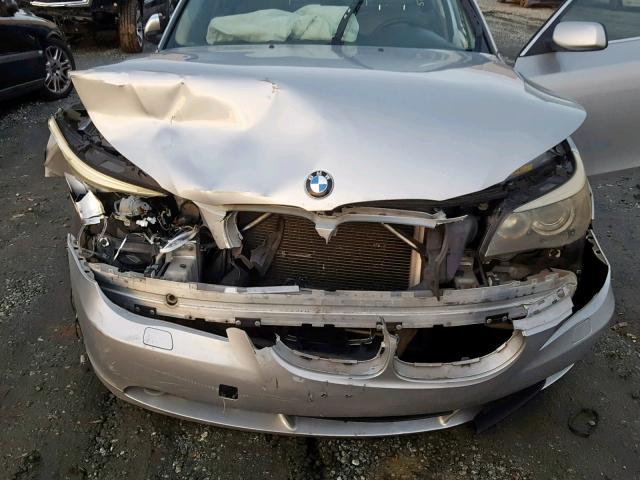 WBANA53564B175903 - 2004 BMW 525 I SILVER photo 7