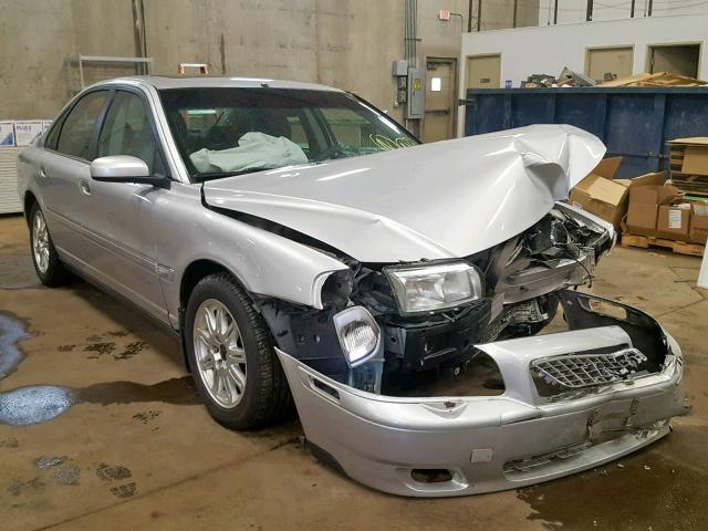 YV1TH59H441366386 - 2004 VOLVO S80 2.5T SILVER photo 1