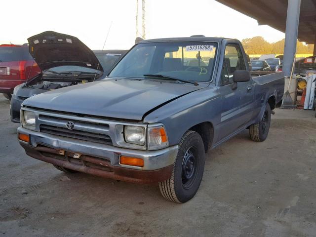 4TARN81P1RZ181780 - 1994 TOYOTA PICKUP 1/2 GRAY photo 2