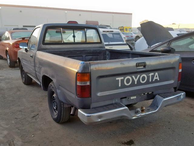 4TARN81P1RZ181780 - 1994 TOYOTA PICKUP 1/2 GRAY photo 3