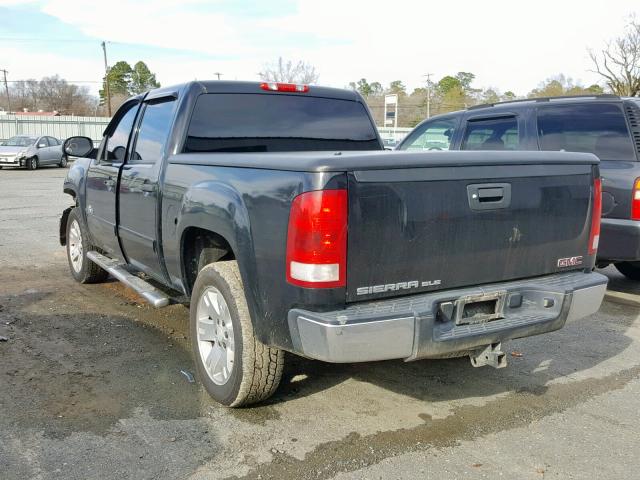 3GTEC13J07G532734 - 2007 GMC NEW SIERRA BLACK photo 3