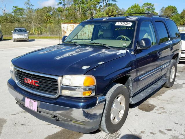 1GKEK13T45J145818 - 2005 GMC YUKON BLUE photo 2