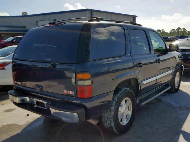 1GKEK13T45J145818 - 2005 GMC YUKON BLUE photo 4