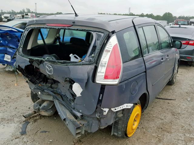 JM1CR293580300253 - 2008 MAZDA 5 GRAY photo 4