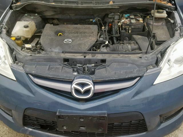 JM1CR293580300253 - 2008 MAZDA 5 GRAY photo 7