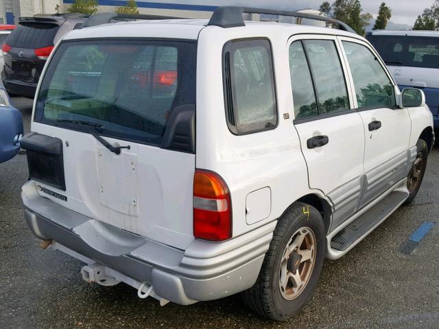 2CNBE634116935916 - 2001 CHEVROLET TRACKER LT WHITE photo 4