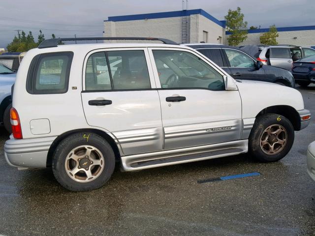 2CNBE634116935916 - 2001 CHEVROLET TRACKER LT WHITE photo 9