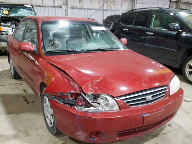 KNAFB121235286695 - 2003 KIA SPECTRA BA RED photo 1